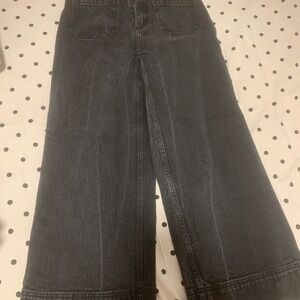 &Other Stories Black Wide-Leg Jeans